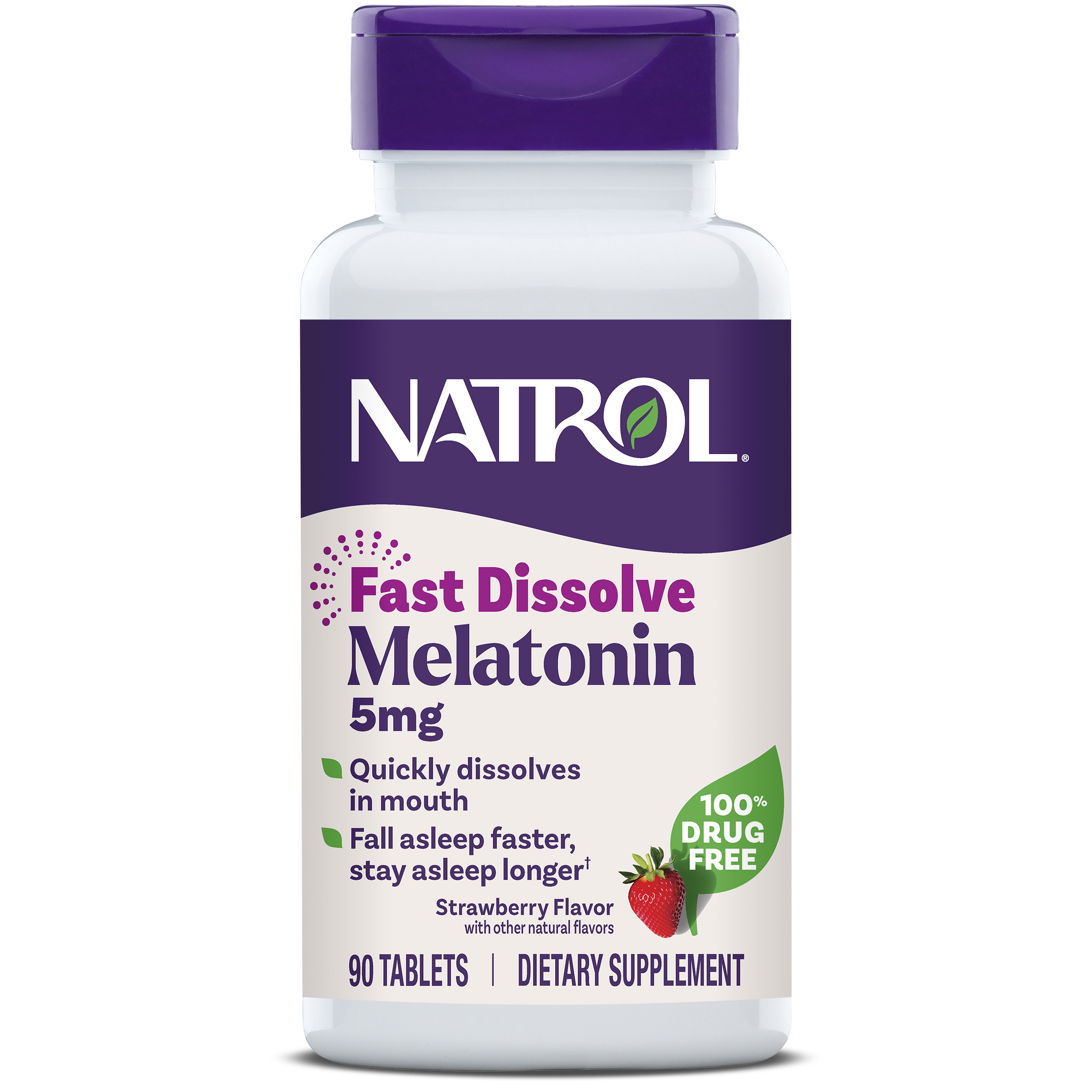 NATROL Melatonin 5mg Fast Dissolve Tablets