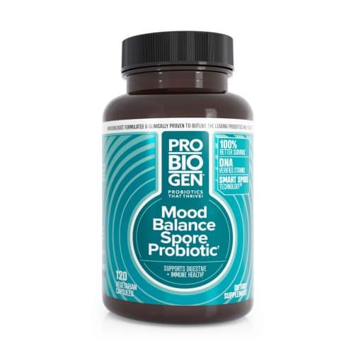 Mood Balance Spore Probiotic bottle