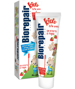 tube of biorepair kids toothpaste