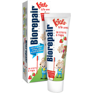 tube of biorepair kids toothpaste