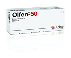 Olfen-50 Film Coated Tablets (Box of 20)