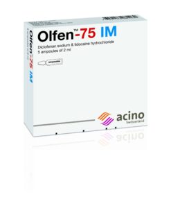 box of olfen 75mg