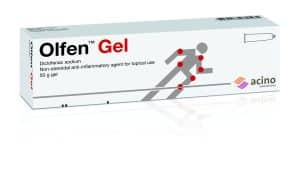 box of olfen gel 40g