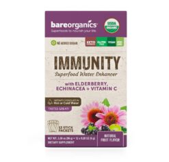 BareOrganics On-The-Go Immunity Superfood Water Enhancer 12ct.