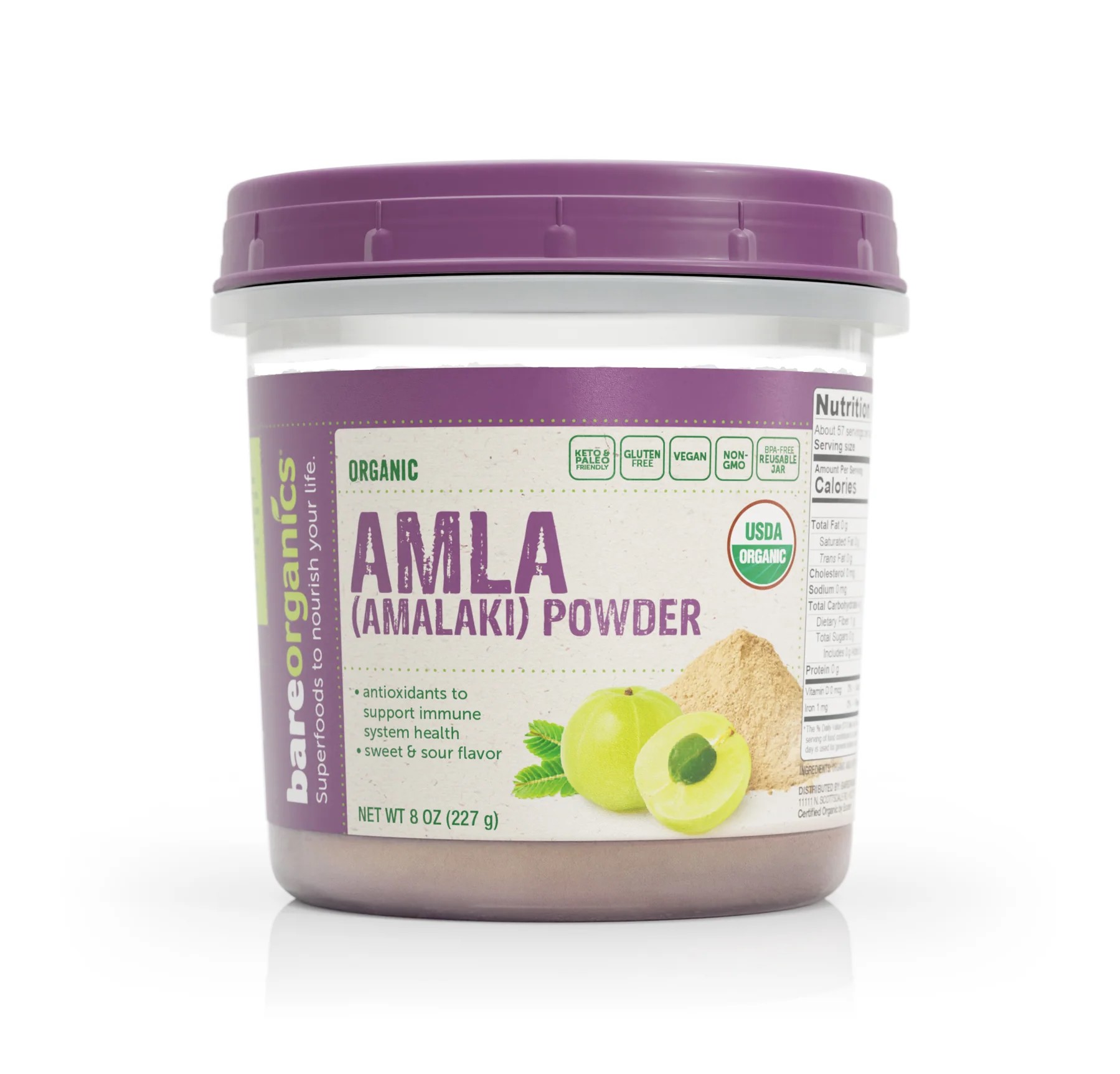 Bareorganics Amla (Amalaki) Powder